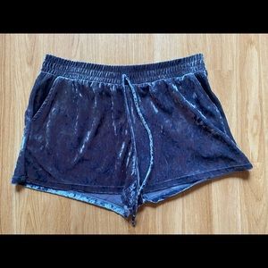 Medium Joe B velvet shorts.
